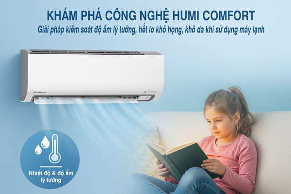 Tìm hiểu công nghệ Humi Comfort – Giải pháp kiểm soát độ ẩm thông minh trên máy lạnh Daikin